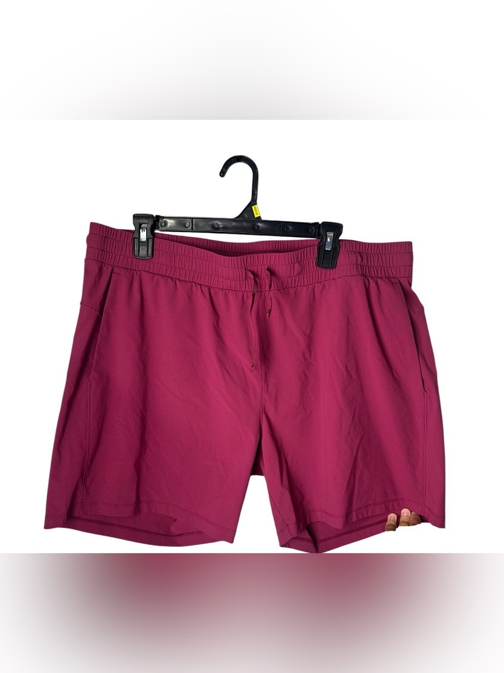 Tuff Athletics Berry-Red Athletic Shorts
